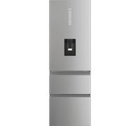 Haier 3D 60 Series 5 HTW5618EWMG Wifi Connected 185cm 60/40 Total No Frost Fridge Freezer - Stainless Steel