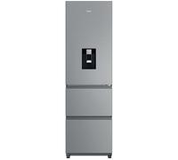 HAIER 3D Combi Series 3 HTR3518EWMXK 60/40 Fridge Freezer - Inox, Silver/Grey