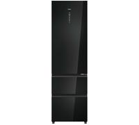 HAIER 3D Combi Series 7 HTW7620DNGB 60/40 Fridge Freezer - Black, Black
