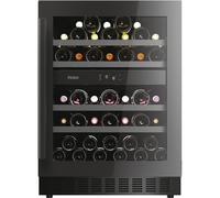 Haier Wine Bank 50 Series 5 HAKWBD60UK Built In Wine Cooler - Black - F Rated, Black