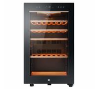 Haier Wine Bank 50 Serie 5 HWS49GA(UK) Compressor wine cooler Freestanding Black 49 bottle(s)