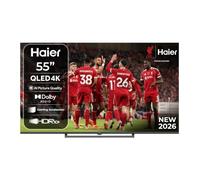 Haier 55" QLED S80GUF Fire TV, Dolby Audio, AI Picture Quality, Gaming Accelerator, HDR10+, Bluetooth 5.0, USB 2.0, HDMI 2.1 x 2