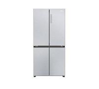 Haier Cube 83 Hcr3818Enmg Total No Frost American Fridge Freezer, E-Rated Inox