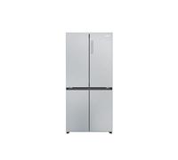 Haier Cube 83 Series 3 American Fridge Freezer, 467L, Gentle Silver