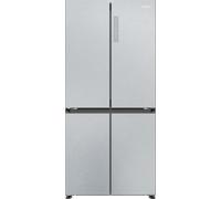 Haier HCR3818ENMG(UK) side-by-side refrigerator Freestanding 467 L E Silver