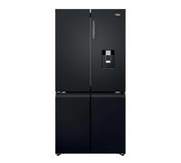 Haier Cube 90 Series 3 American Fridge Freezer - Dark Inox - E Rated