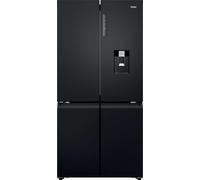 Haier Cube 90 Series 3 HCR39F19EWPT Frost Free American Fridge Freezer - Dark Inox - E Rated, Stainless Steel