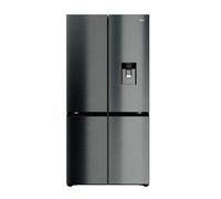 Haier Cube Series 7 679 Litre Four Door American Fridge Freezer - Black