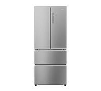Haier FD 70 Series 3 HFR3718ENMM Total No Frost American Fridge Freezer - Platinum Inox - E Rated, Silver