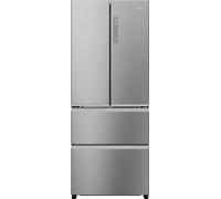 Haier FD 70 Series 3 HFR3718ENMM Total No Frost American Fridge Freezer - Platinum Inox - E Rated, Silver