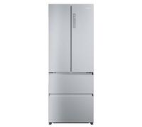 Haier FD 70 Series 5 446 Litre French Style American Fridge Freezer - Platinum Inox