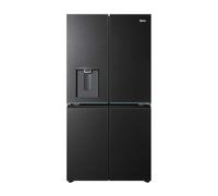 Haier Free Standing Fridge Freezer,4 Doors, No Frost, C Class, 700L Total Capacity, Obsidian Steel 90x73.8.7x182.5cm - HCW79F18CHMB