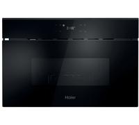 Haier 38cm, 24 litre Built-in Microwave, full touch, LED display, defrost, 7 power levels, 8 auto programs, 750w microwave power, 1000w grill, side opening door- Black, 39 x 60 x 32cm- H38SIDBF7XK