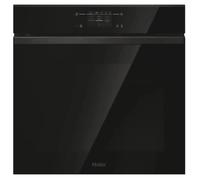 Haier H6 ID66C3HTB1 Built-In Single Oven, 60cm Electric Multifunction Oven, WiFi, Black Glass Finish, Pyrolytic Self-Cleaning, Touch Control, Soft Close Door, A++ Energy Rated