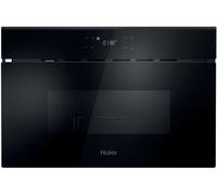 Haier 38cm, 24 litre Built-in Microwave, full touch, LED display, defrost, 7 power levels, 8 auto programs, 750w microwave power, 1000w grill, side opening door- Black, 39 x 60 x 32cm- H38SIDBF7XK