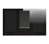 Haier I-Dual Series 6 HAIH8IFMCF Black Built-in 83 cm Zone induction hob 4 zone(s) Built-in hood