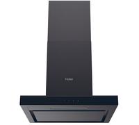 Haier HATS6CBS4B - Black 60cm Chimney Cooker Hood - A+ Energy Rated
