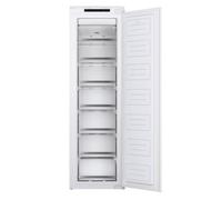 Haier Series 6 HAUN518EWK Integrated Frost Free Upright Freezer 200L Total Capacity, White, E Rated