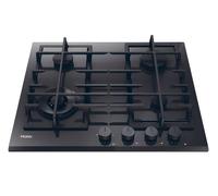 Haier HAVG6BF4TBPB Series 4 60cm Gas on Glass Hob with Preci Flame - Black