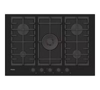 Haier HAVG75S2B - Black 5 Zone Glass Gas Hob