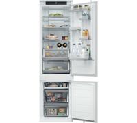 Haier Series 6 HBQW5519EK-UK 194cm High 70/30 Integrated No Frost Fridge Freezer with Sliding Door Fixing Kit - White - E Rated, White