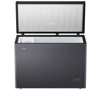 Haier HCE300NFEK Total No Frost Chest Freezer - Dark Inox - E Rated, Stainless Steel