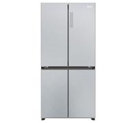Haier HCR3818ENMG(UK) side-by-side refrigerator Freestanding 467 L E Silver