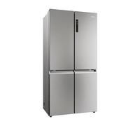 Haier HCR5919ENMP Cube 90 Series 5 528L American Fridge Freezer - 90.8cm Wide, 190cm High, Total No Frost, Platinum Inox, Energy Rating E