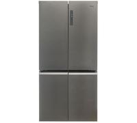 Haier HCR59F19ENMM 90 Cube Fridge FreezerFreestanding, Total No Frost, E Rated, 39 dB, Platinum Ino