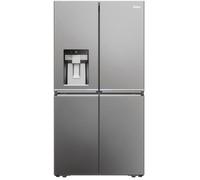 Haier HCR7918EIMP side-by-side refrigerator Freestanding 601 L E Platinum, Stainless steel