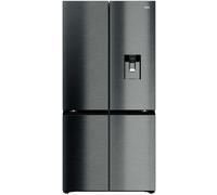 Haier Cube Series 7 679 Litre Four Door American Fridge Freezer - Black