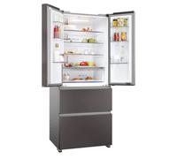 Haier HFR3718ENMD 70cm Total No Frost Fridge Freezer Dark Inox
