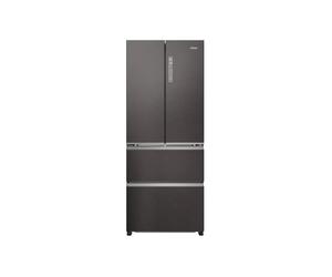 Haier HFR3718ENMD 70cm 60/40 Total No Frost Fridge Freezer, Dark Inox