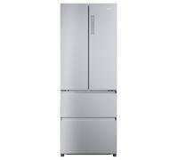 Haier HFR5719ENMG(UK) side-by-side refrigerator Freestanding 446 L E Platinum, Stainless steel