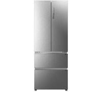 HAIER HFR5719ENMP Fridge Freezer - Platinum Inox, Silver/Grey
