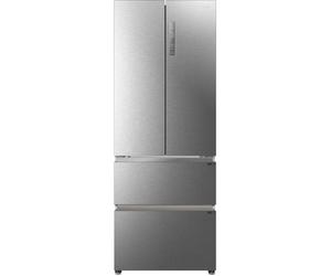 HAIER HFR5719ENMP Fridge Freezer - Platinum Inox, Silver/Grey