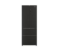 Haier Hfr5719Enpb 70Cm Wide Frost-Free American Fridge Freezer, E Rated Black