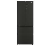 Haier HFR5719ENPB side-by-side refrigerator Freestanding 446 L E Black