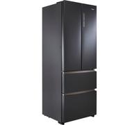 Haier HFR5719ENPB side-by-side refrigerator Freestanding 446 L E Black