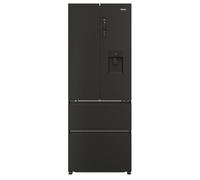 Haier HFR5719EWPB side-by-side refrigerator Freestanding 444 L E Black
