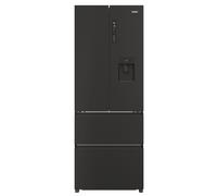 Haier HFR5719EWPB side-by-side refrigerator Freestanding 444 L E Black
