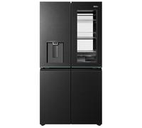 HAIER Horizon Cube Series 9 HCW99F18DHMB American-Style Smart Fridge Freezer - Obsidian Steel, Silver/Grey,Black