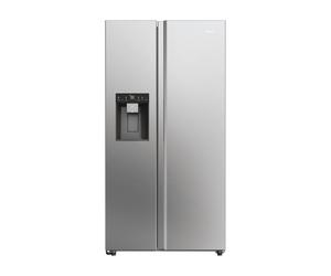 Haier HSW59F18DIMM(UK) 90cm Fridge Freezer with Water dispenser- Platinum Inox