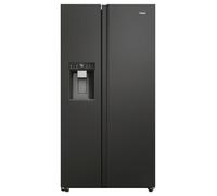 Haier HSW59F18EIPT American Fridge Freezer - Black