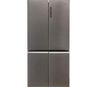Haier HTF-540DP7(UK) Freestanding Fridge Freezer, 4 doors, 528L Total Capacity, 91cm Wide, Silver [Energy Class F]