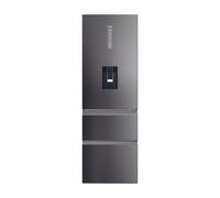Haier HTW5618EWMP Inox 59.5cm 3D Fridge Freezer - Dark Inox