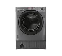 Haier HWDQ90B416FWBRUK 9/5kg Integrated Washer Dryer, D/A Rated, Graphite & Black