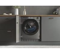 Haier HWQ90B416FWBR-UK 9kg Washing Machine 1600rpm Graphite with Black Door [EEK: A]
