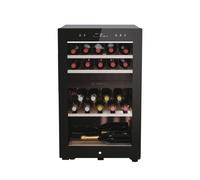 Haier HWS42GDAU1 50cm Series 7 Undercounter Dual Zone Wine Cooler - BLACK