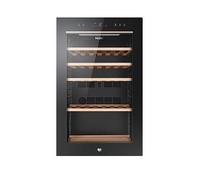Haier Hws84Ga 49-Bottle Wine Cooler, Single Zone, F Rated Black
